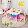 Kids Activity Table and Chair Set Play Furniture with Storage - Gallery View 11 of 34