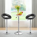 Set of 2 Adjustable Swivel Bar Stools Pub Chairs - Gallery View 13 of 23
