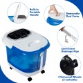 Portable All-In-One Heated Foot Spa Bath Motorized Massager - Gallery View 5 of 40