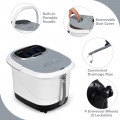 Portable All-In-One Heated Foot Spa Bath Motorized Massager - Gallery View 15 of 40