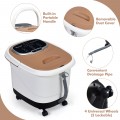 Portable All-In-One Heated Foot Spa Bath Motorized Massager - Gallery View 25 of 40