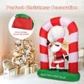 7.5 Feet Inflatable Christmas Lighted Santa Claus - Gallery View 6 of 10