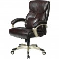 Adjustable Executive Office Recliner Chair with High Back and Lumbar Support - Gallery View 5 of 10