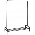 Heavy Duty Clothes Stand Rack with Top Rod and Lower Storage Shelf - Gallery View 8 of 11