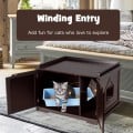 Cat Litter Box Enclosure with Double Doors for Large Cat and Kitty - Gallery View 32 of 40