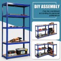 72 Inch Storage Rack with 5 Adjustable Shelves for Books Kitchenware - Gallery View 15 of 45