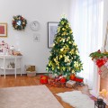 Pre-Lit Artificial Christmas Tree wIth Ornaments and Lights - Gallery View 7 of 13
