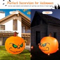 4 Feet Halloween Inflatable Pumpkin with Build-in LED Light - Gallery View 2 of 11