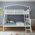 Twin Over Full Bunk Bed with Ladder and Guardrail - Gallery View 1 of 35