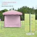 10 x 10 Feet Pop Up Tent Slant Leg Canopy with Roll-up Side Wall - Gallery View 27 of 60