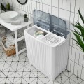Portable Washing Machine 20lbs Washer and 8.5lbs Spinner with Built-in Drain Pump - Gallery View 7 of 29