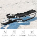 Snow Racer Sled with Textured Grip Handles and Mesh Seat - Gallery View 2 of 12