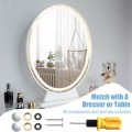 Hollywood Vanity Lighted Makeup Mirror Remote Control 4 Color Dimming - Gallery View 23 of 31