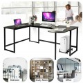 79 Inch U-Shaped Computer Desk with CPU Stand - Gallery View 17 of 24