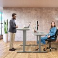 Electric Adjustable Standing up Desk Frame Dual Motor with Controller - Gallery View 16 of 36