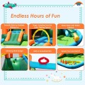 7-in-1 Inflatable Slide Bouncer with Two Slides - Gallery View 6 of 6