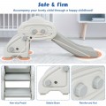 Freestanding Baby Mini Play Climber Slide Set with HDPE anf Anti-Slip Foot Pads - Gallery View 21 of 23