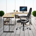 L-Shaped Computer Desk with Tiltable Tabletop - Gallery View 31 of 48