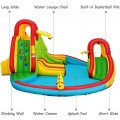 Kids Gift Inflatable Water Slide Bounce Park with 480 W Blower