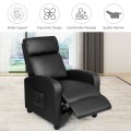 Recliner Massage Wingback Single Chair with Side Pocket - Gallery View 18 of 36