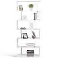 6-Tier S-Shaped  Style Storage Bookshelf - Gallery View 29 of 34
