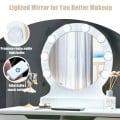 Vanity Makeup Dressing Set Lighted Mirror Touch Switch - Gallery View 35 of 36
