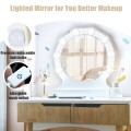 Vanity Makeup Dressing Set Lighted Mirror Touch Switch - Gallery View 9 of 36