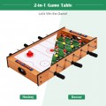 2 in 1 In/Outdoor Air Hockey Foosball Game Table
