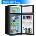 2 Doors Cold-rolled Sheet Compact Refrigerator - Gallery View 7 of 20