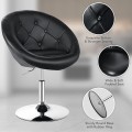 1 Piece Adjustable Modern Swivel Round Tufted - Gallery View 11 of 24