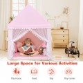 Large Playhouse Children Play Castle Fairy Tent Gift with Mat