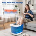 Portable All-In-One Heated Foot Spa Bath Motorized Massager - Gallery View 3 of 40