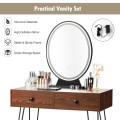 Industrial Makeup Dressing Table with 3 Lighting Modes - Gallery View 6 of 39