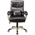 Adjustable Executive Office Recliner Chair with High Back and Lumbar Support - Gallery View 6 of 10