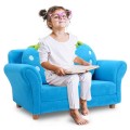 Blue/Pink Kids Strawberry Armrest Chair Sofa - Gallery View 4 of 21