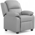 Kids Deluxe Headrest Recliner Sofa Chair with Storage Arms - Gallery View 24 of 31
