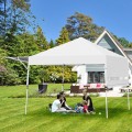 17 x 10 Feet Foldable Pop Up Canopy with Adjustable Dual Awnings - Gallery View 13 of 48