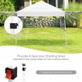 17 x 10 Feet Foldable Pop Up Canopy with Adjustable Dual Awnings - Gallery View 19 of 48
