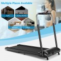 Compact Folding Treadmill with Touch Screen APP Control - Gallery View 5 of 12