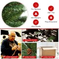 8 Feet Premium Hinged Artificial Christmas Tree Pine Needles - Gallery View 10 of 12