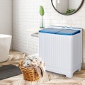 Portable Washing Machine 20lbs Washer and 8.5lbs Spinner with Built-in Drain Pump - Gallery View 21 of 29