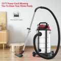 6 HP 9 Gallon Shop Vacuum Cleaner with Dry and Wet and Blowing Functions - Gallery View 9 of 11
