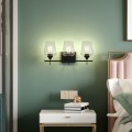 3-Light Wall Sconce Modern Bathroom Vanity Light Fixtures