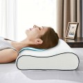 Memory Foam Sleep Pillow Orthopedic Contour Cervical Neck Support - Gallery View 7 of 11