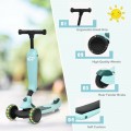 2-in-1 Kids Kick Scooter with Flash Wheels for Girls and Boys from 1.5 to 6 Years Old - Gallery View 10 of 30