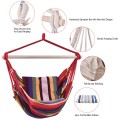 Outdoor Porch Yard Deluxe Hammock Rope Chair - Gallery View 27 of 34