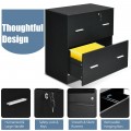 2-Drawer Lateral File Cabinet with Lock for Office and Home - Gallery View 7 of 12