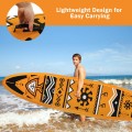 11 Feet Inflatable Stand Up Paddle Board with Backpack Aluminum Paddle Pump - Gallery View 19 of 22