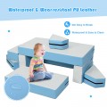 8-Piece 4-in-1 Kids Climb and Crawl Foam Playset - Gallery View 10 of 23