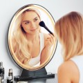 Hollywood Vanity Lighted Makeup Mirror Remote Control 4 Color Dimming - Gallery View 1 of 31